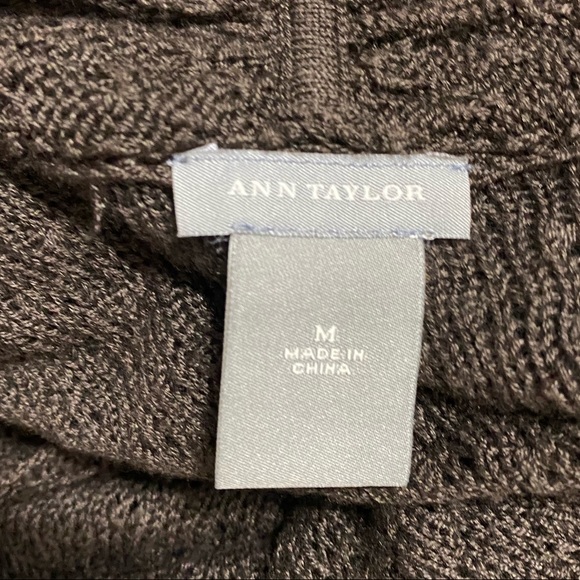 Ann Taylor M V-neck Beaded Brown Sweater and Tank - Picture 5 of 11